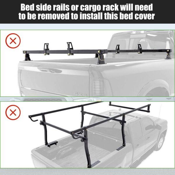 5.8FT Roll-Up Truck Bed Tonneau Cover For 2007-2013 Chevy Silverado GMC Sierra - Image 8