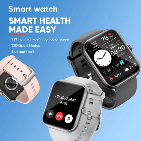 A221 Big Screen Men Smart Watch BT Call AI Voice Sport Watch Fitness Tracker Waterproof Women Smartwatch Men - Image 2