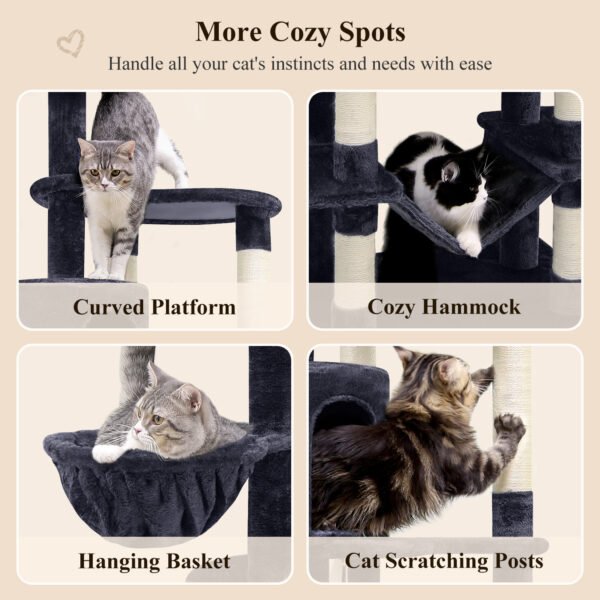 81 Inch Cat Climbing Rack - Image 10