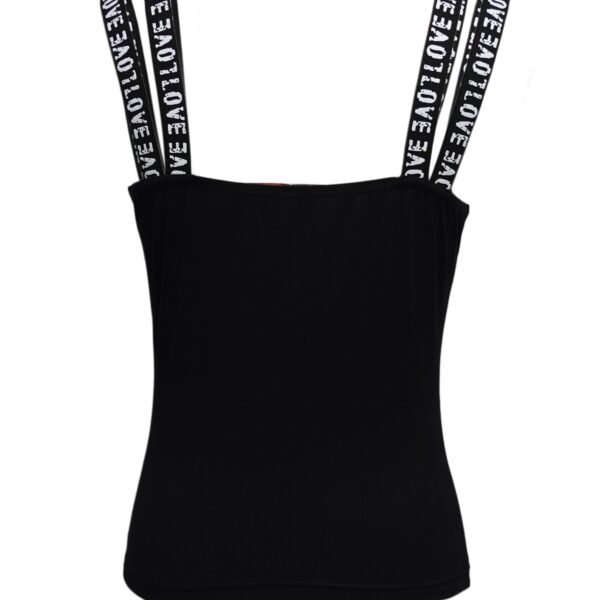 Ladies' Fashionable And Elegant Solid Color Sleeveless Tank Top - Image 2