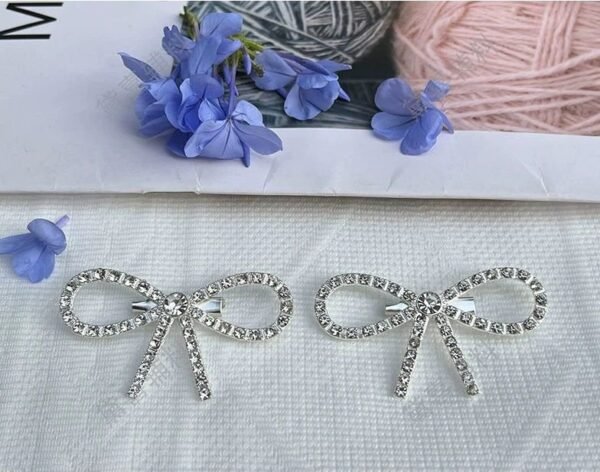 New Versatile Rhinestone Bow Brooch - Image 8