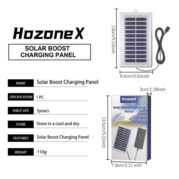 Mini Solar Panel - USB Solar Panel With High Performance Monocrystalline For USB Rechargeable Light Bulbs, Chicken Coop, Power Bank, Camping - Image 3