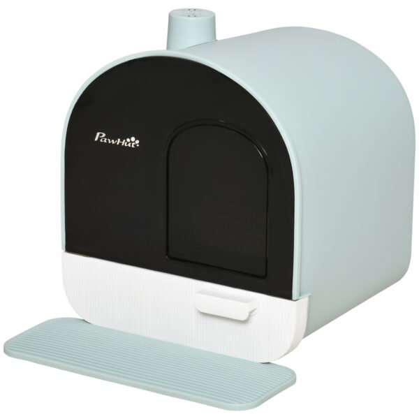Cat Litter Box With Lid, Indoor Cat With Tray, Spoon, Strainer - Image 9