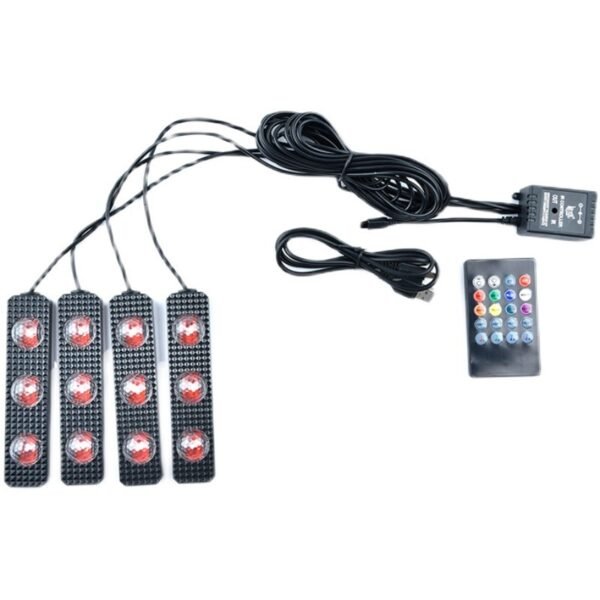 Foot Soles Full Of Stars LED Atmosphere Light Car Wireless Atmosphere Sound - Image 6