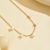 Elegant Gold-Tone Pearl Drop Anklet -  Stylish And Dainty Foot Jewelry - Image 6